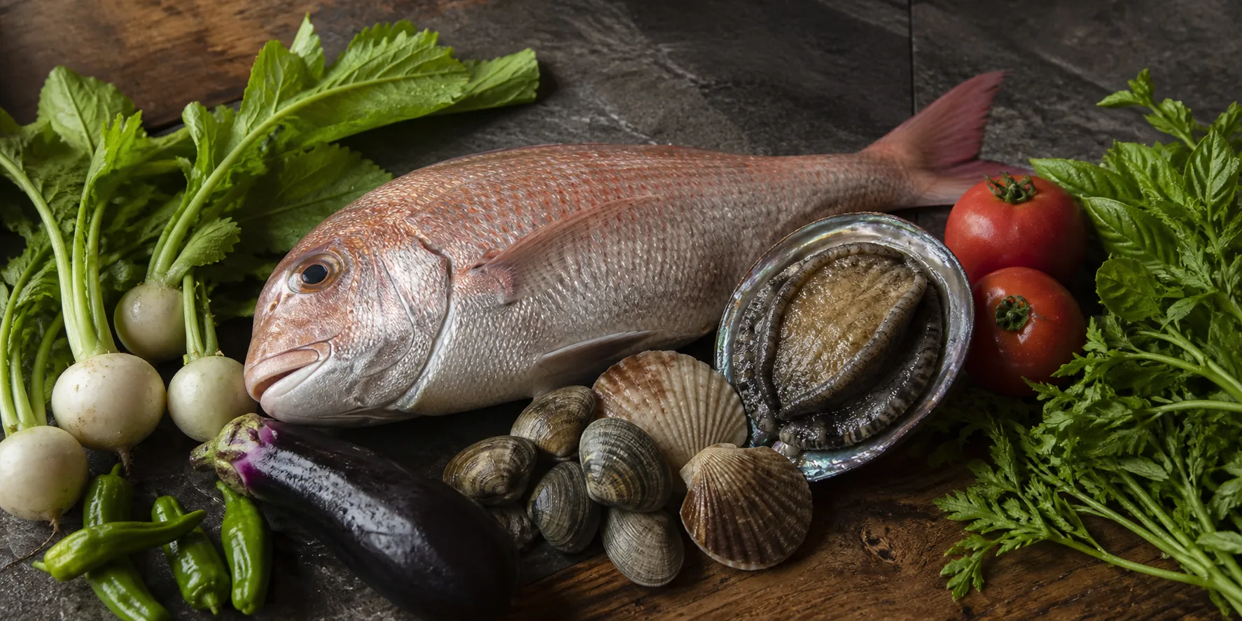 魚介と季節野菜